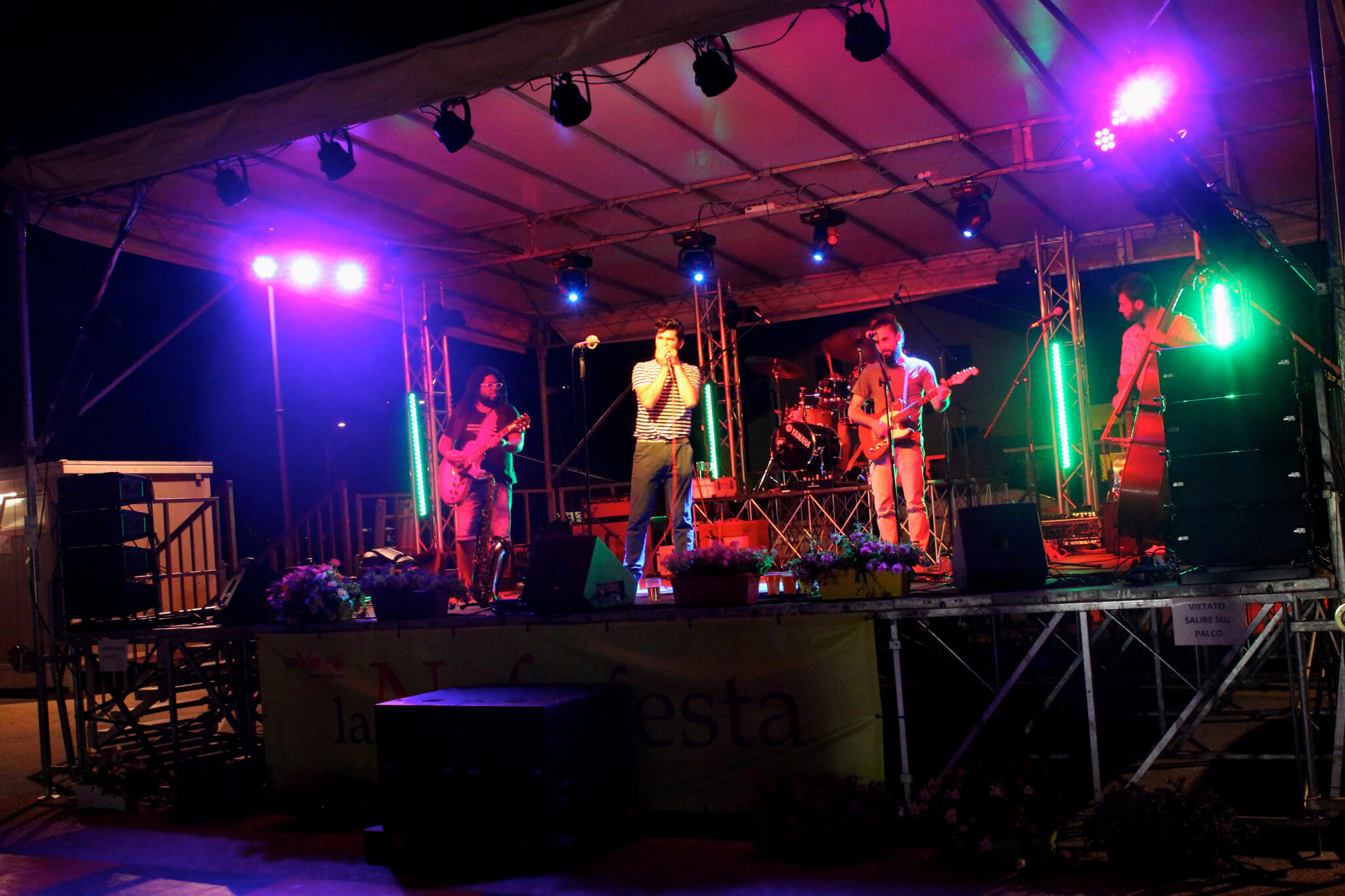 Service audio e luci per evento fine settimana